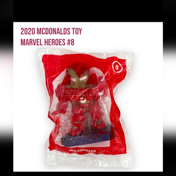 2/$7 🍔 McDonald’s Happy Meal Toy Hulkbuster Marvel Studios Heroes Sealed 🍟 - Picture 2 of 5